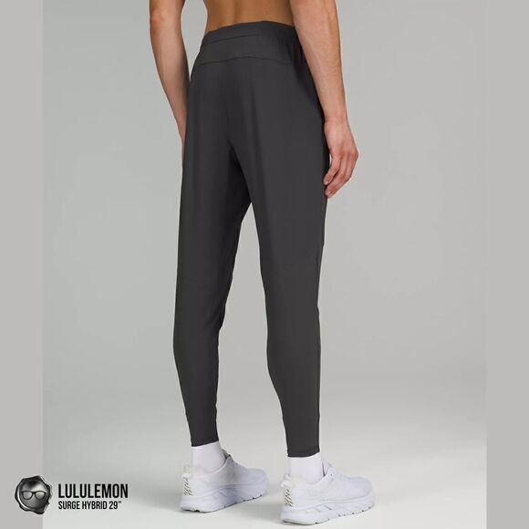 LULULEMON MEN’S SURGE HYBRID JOGGER 29” IN GRAPHITE GREY MEN’S SIZE XS TRACK NEW - Picture 6 of 15